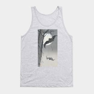 Two bats and a full moon Tank Top